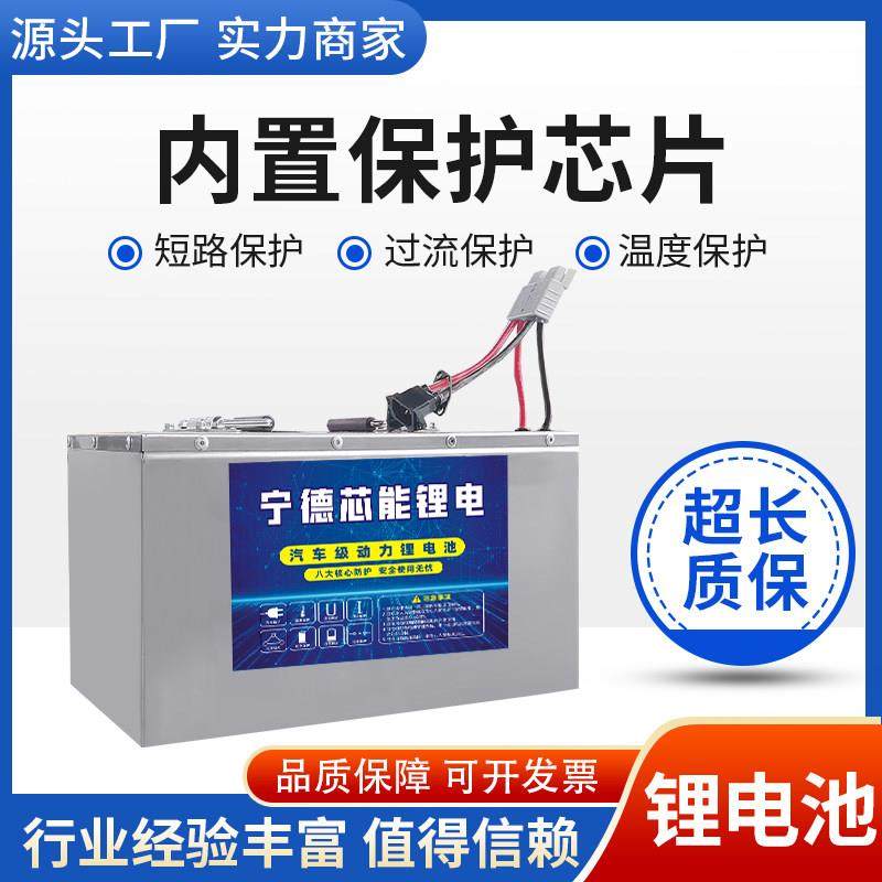 德电动车48V60V72V单三四轮车大体宁三大元磷酸铁锂电池001容量电