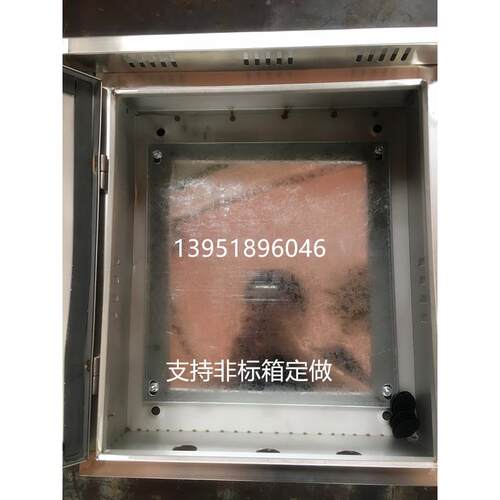 不锈钢箱配电箱 *户外不锈钢防雨安防600800*20落地箱 厂0家直销