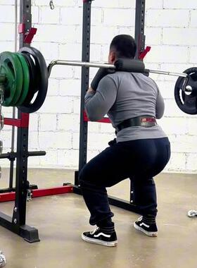 商用2.2米深肩蹲杠铃杆颈保护肩健身奥电镀杠铃腿SDAG杆部臀部部