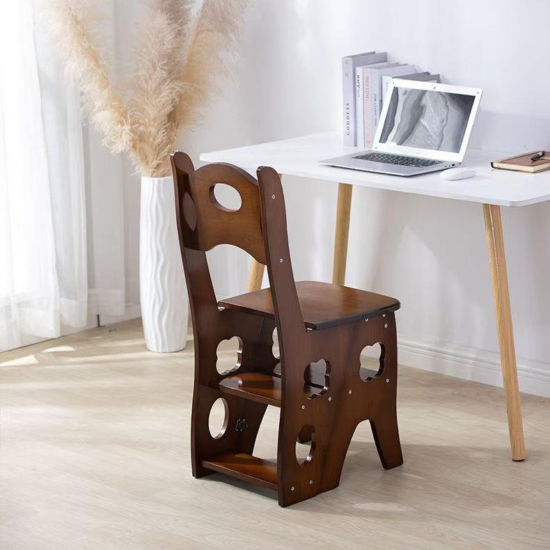 实木梯椅用多踏能折叠梯椅凳子凳家用椅SDP两用板室内登高家梯功