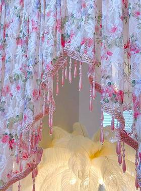 【原装清】大珠气手工串门帘、超ORG软纱门帘、免打孔隔断门帘、