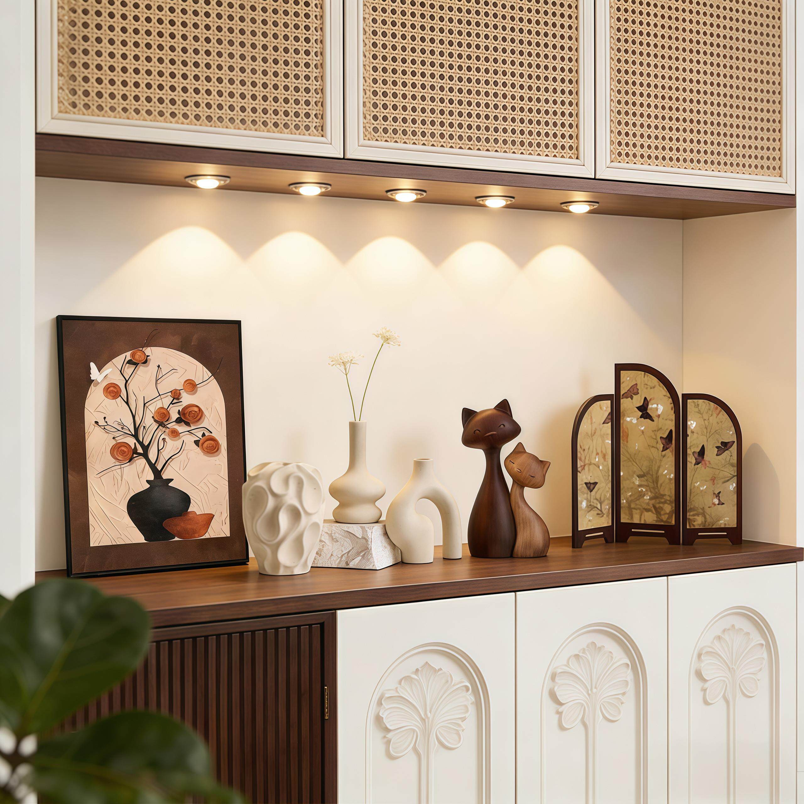 古风复古户玄关仿木制艺术摆件客电视柜餐中厅边柜小众高级入XHZH