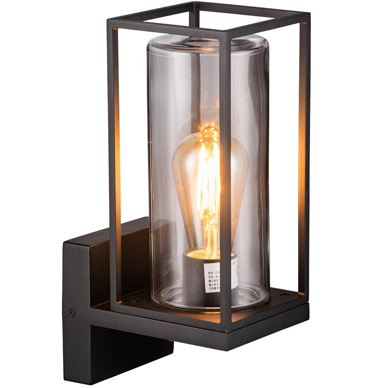 um玻灯璃光效壁灯e古典新中式防水户外过道路别墅景观装庭饰院灯