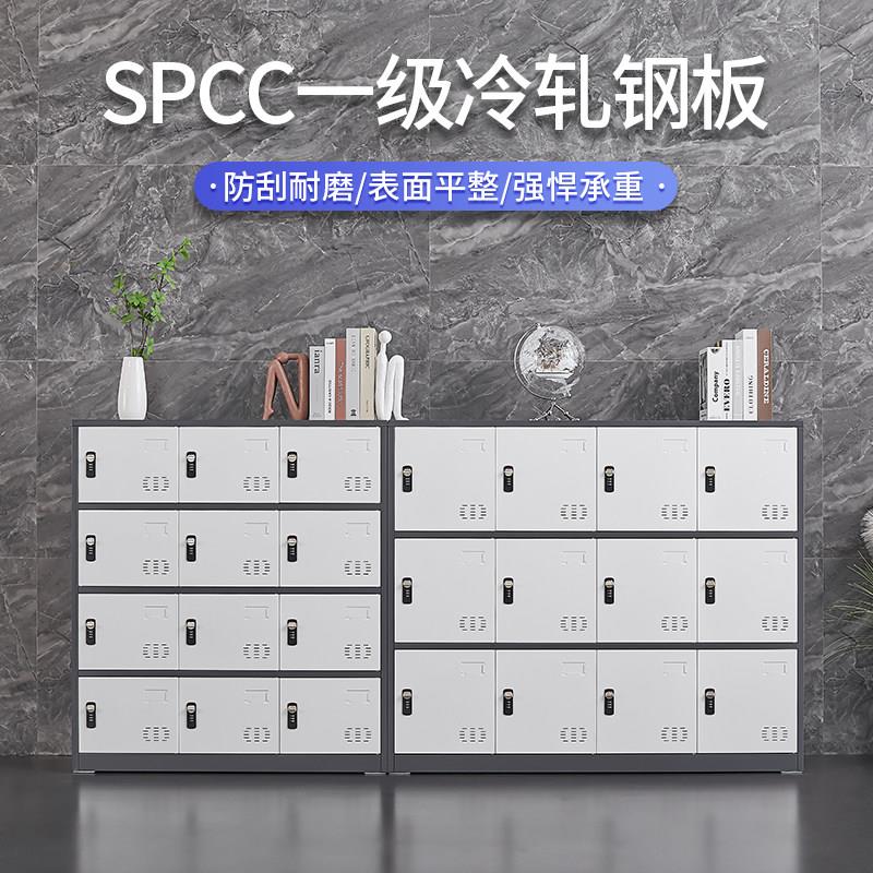 衣柜密码锁更皮柜员工收纳柜铁健身房游泳馆收纳柜学生教书室包柜