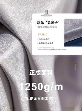 窗帘遮光025新MQ-10-6款轻奢流行卧室打安孔2装简易飘窗客厅免挂