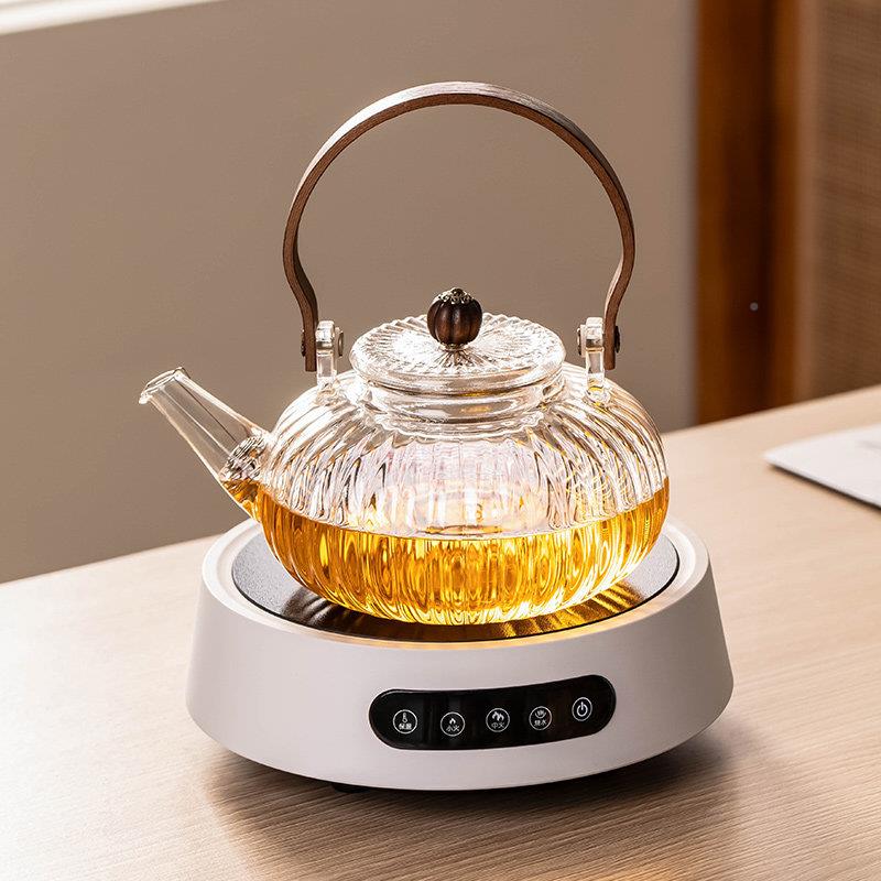黑晶炉煮茶套装家用茶磁器耐热玻璃水壶正名堂煮小型烧办公煮养生