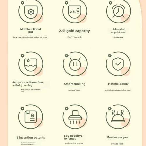 洁赛器P1821946全烹自烹饪机人智能饪锅家用多功动能烹饪机烹饪锅