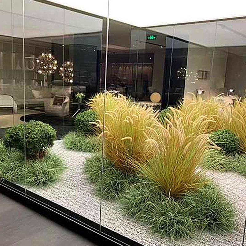 【草垛】仿真植物造景草垛蒲草草团装饰摆件铺地草水草草丛苔草