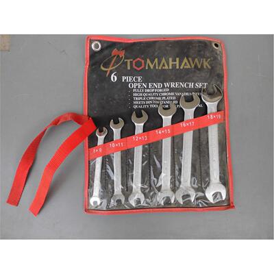 包邮库存货TOMAHAWK德国金斧双头呆扳手薄型呆扳手组套铬钒钢扳手