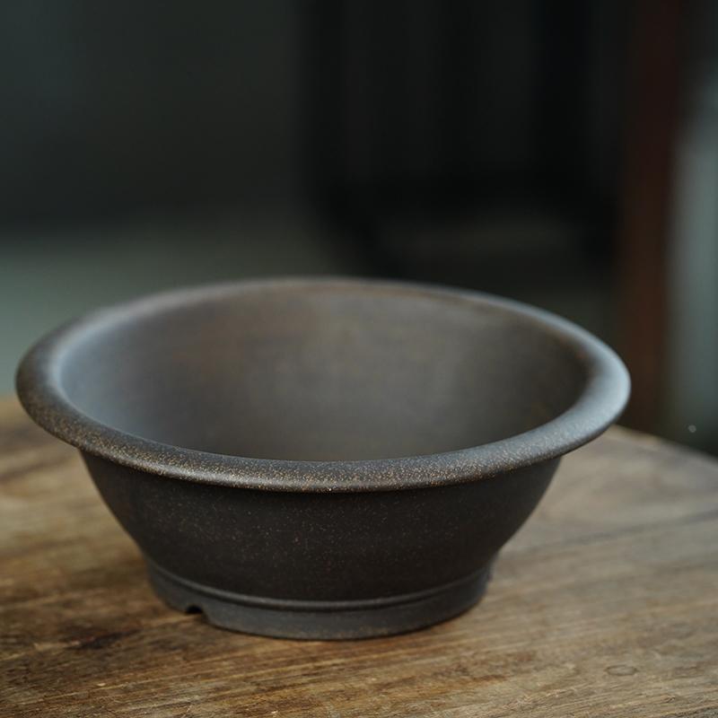 宜兴精品紫砂花盆古铜泥中号多肉拼盘老桩松树金弹子石榴盆景植物