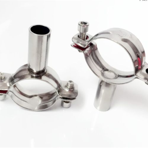 304不锈钢卫生级管支架 管卡管子夹固定水管夹管托管码25 32 108