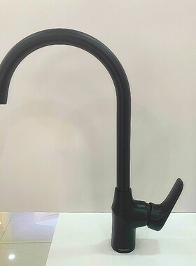 埃美柯amico XG8850黑色全铜厨房水龙头洗菜盆水槽龙头冷热防溅