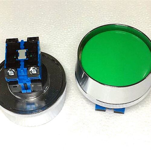 日本和泉按钮代替富士AR30-B2R-11特大平头蘑菇自复按钮开关75mm