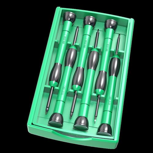 老A 6合1微型螺丝刀套装多功能手机玩具拆机起子维修精密螺丝批组