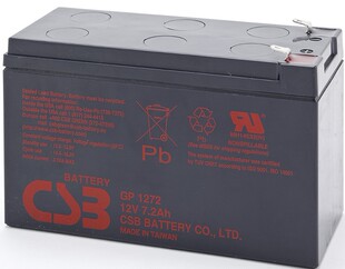 CSB蓄电池12V7.2AH GP1272 F2 代替12V28W 电瓶 UPS电池 UPS电瓶