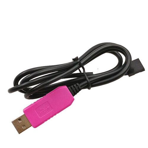 粉红色 6Pin PL2303HXD USB转TTL/RS232 支持WIN/7/8