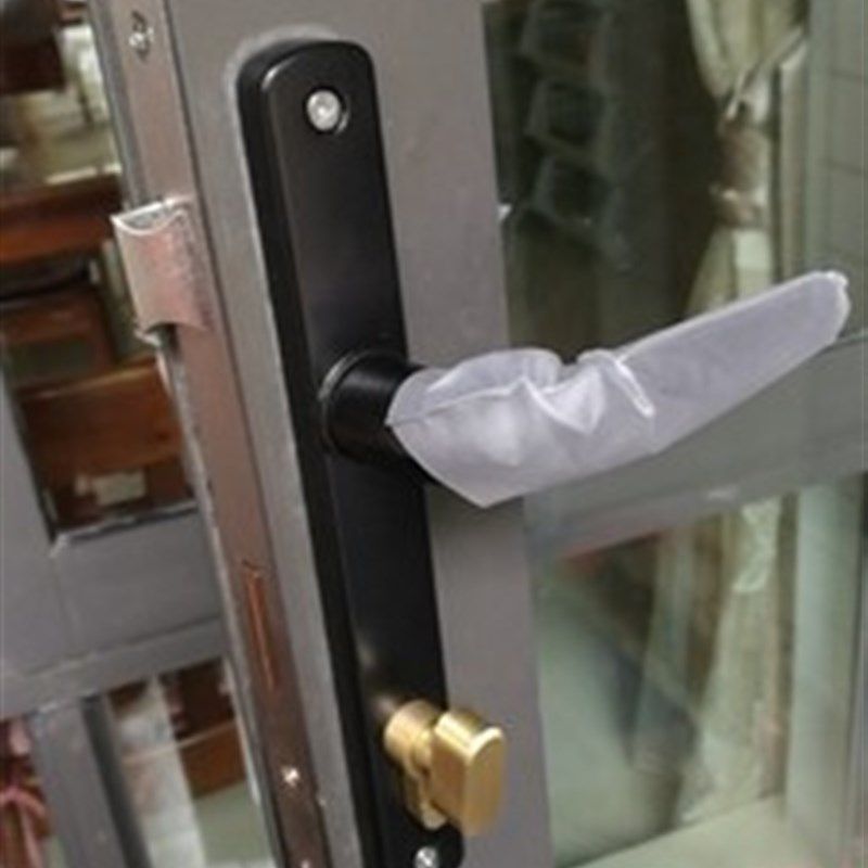 50型铝合金平开门锁8520门锁执手锁窄面板门锁内外开门锁推拉门锁