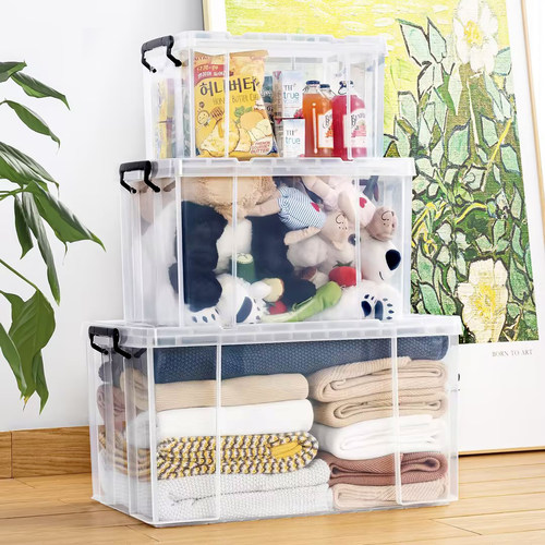 透明直角收纳箱储物必备