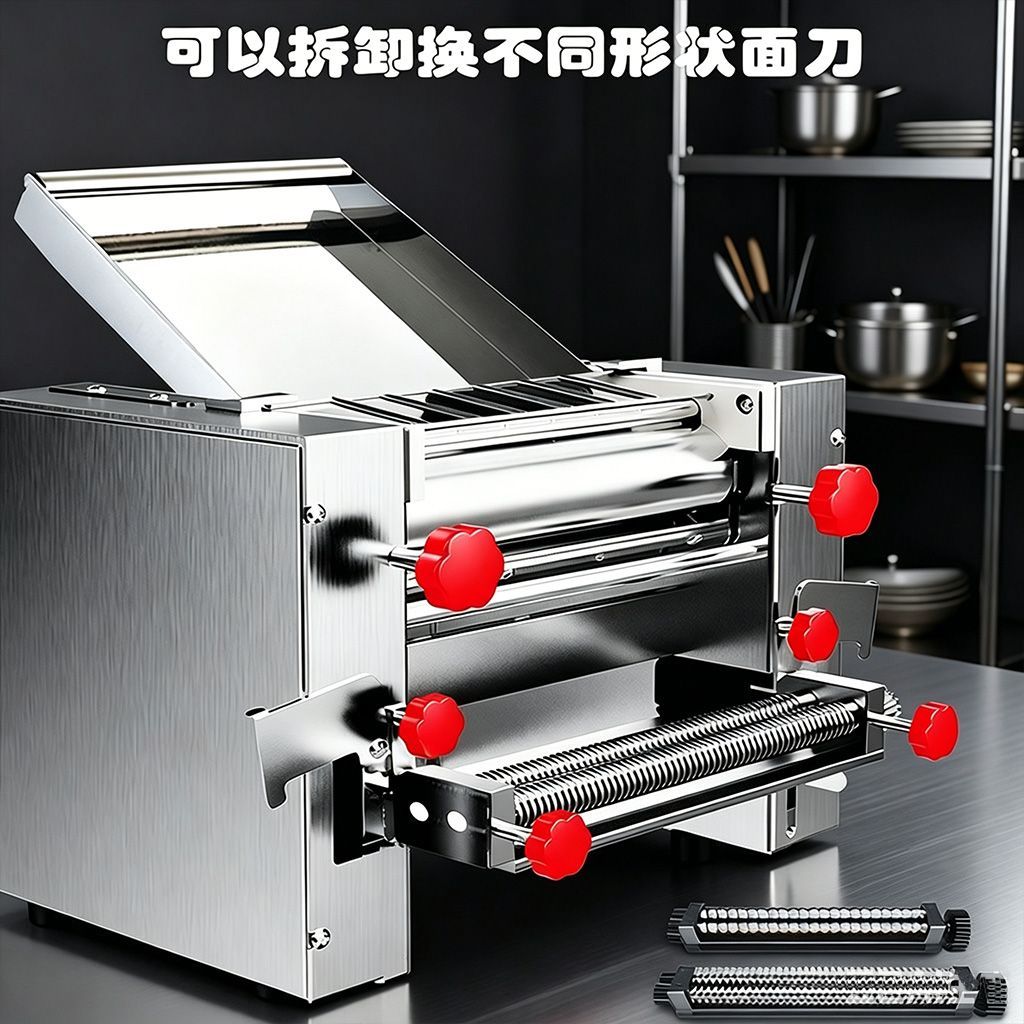 免拆刀压面机家用揉不锈