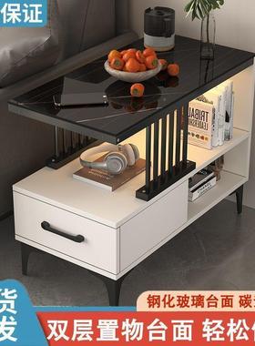 发边柜轻奢侧边WGW柜客厅家用边几桌沙夹物缝角几现代简约窄柜储