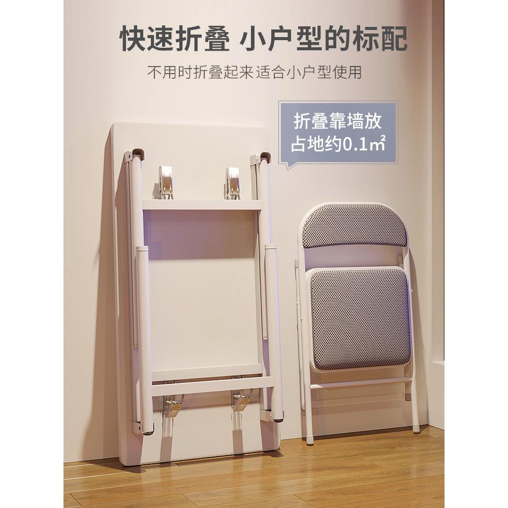 *学生学习写字桌简出租屋可易叠书折桌简HOA约现代卧室家用电脑桌