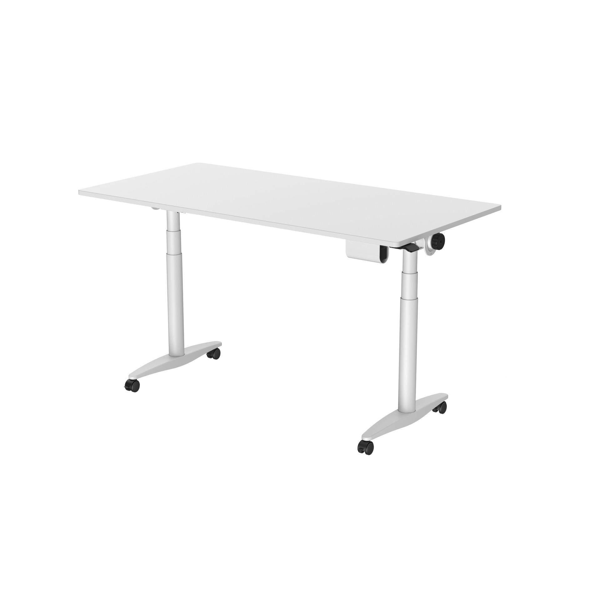 昌LOGIDALOGICfleTA电动升降桌可桌翻转移动电脑坐立捷式灵动升降