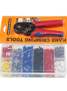 现SJR货冷压端线子接线欧式压钳管型套针剥线钳组合装端型子钳