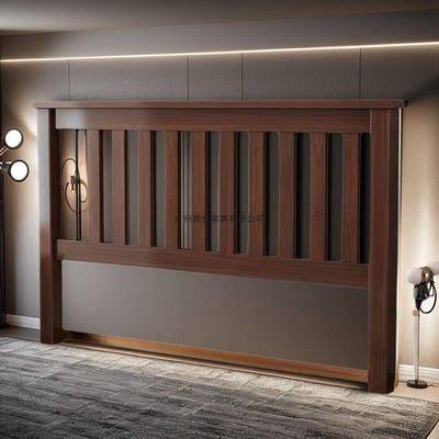 床头靠背济实木床头1.5经型背人1.8简板约榻榻米双床单买新款HAZ