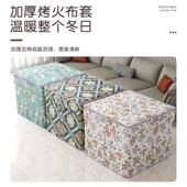 烤烤桌OBX家用折叠能火架冬季 取火暖桌棋牌不锈钢可折叠多功吃饭