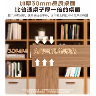 桌一子客厅大长书阅桌读学习桌书房去客ONG厅化体桌家大板桌工作