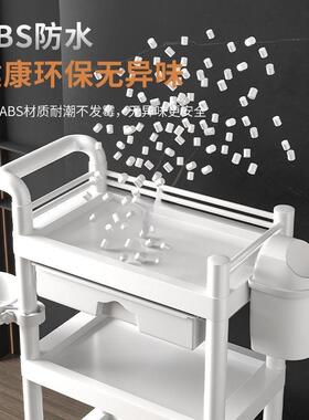 院专小推车移动手tYx3CJWn推推车置架仪器家物用用工具车