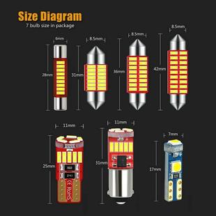 S汽车LED组合40PCS套套装40PCT10示宽灯双尖读灯牌照灯室内阅车门
