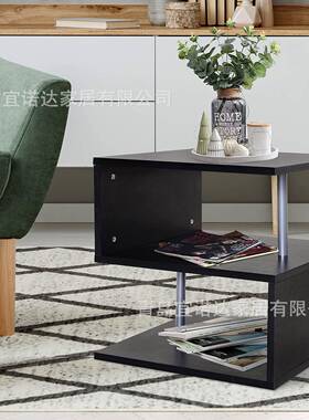 现代简LKO约白色型几客厅沙角发几卧室床头经济边型装饰边S几