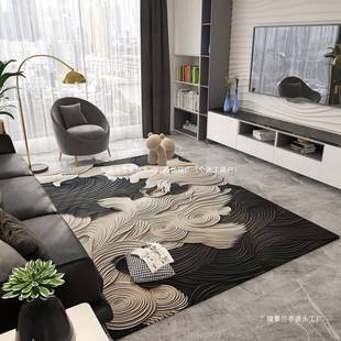 进门地垫入户门垫绽放 轻奢感家用客厅地毯卧室沙发茶几毯2025新款