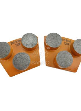 泉州120目背挂GVI刚山石磨块混金凝硕土磨块