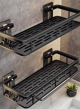 壁收挂洗间洗手漱台孔墙浴室卫生间置物打架纳XZD架免用品包邮