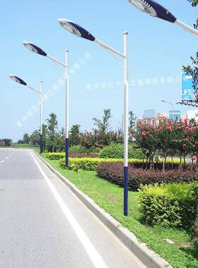 LED市电路灯户JRP5外市政道路照高明杆灯米超臂亮高杆双头单市电
