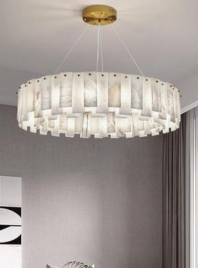 西班天然云石客厅吊简灯40273牙现代约餐厅室书房卧设计师创意轻