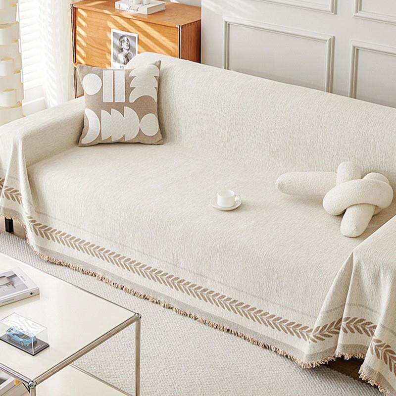 ?沙加大加厚加宽230宽幅沙发盖布雪尼尔套沙垫四季发通用F$px}^l#