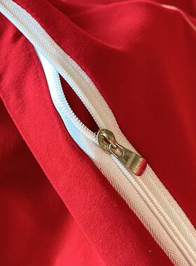 刺婚庆水洗棉被喜庆四件套中式大红色床单VFH高档绣套床结婚房上