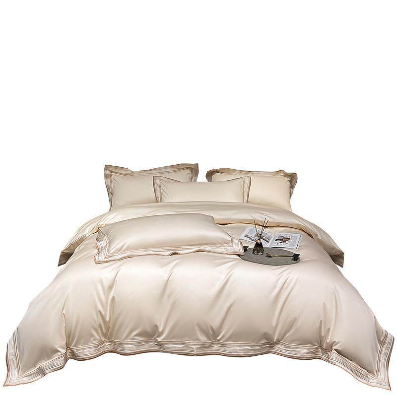 轻奢210支长绒棉全棉四件套母婴纯棉床单被套贡缎床笠4件套,床上用品,床品套件/四件套/多件套,淘宝优惠券,粉丝福利购,淘宝优惠卷