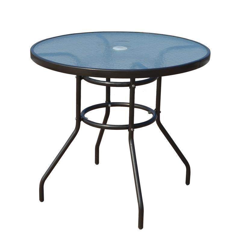 户外折叠桌子阳台休闲玻璃圆方桌咖啡厅奶茶店庭院铁艺便携式桌椅,户外/登山/野营/旅行用品,户外桌椅套装,淘宝优惠券,粉丝福利购,淘宝优惠卷