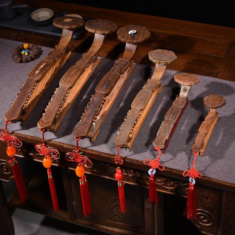 红木如意红檀木如意吉祥如意大小号开业礼品绿檀木万事如意木雕摆