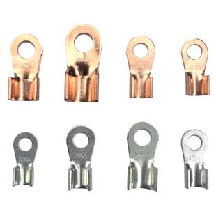 OT铜鼻子10A-1000A开口鼻紫铜接线端子冷压线鼻电力镀锡线耳接头