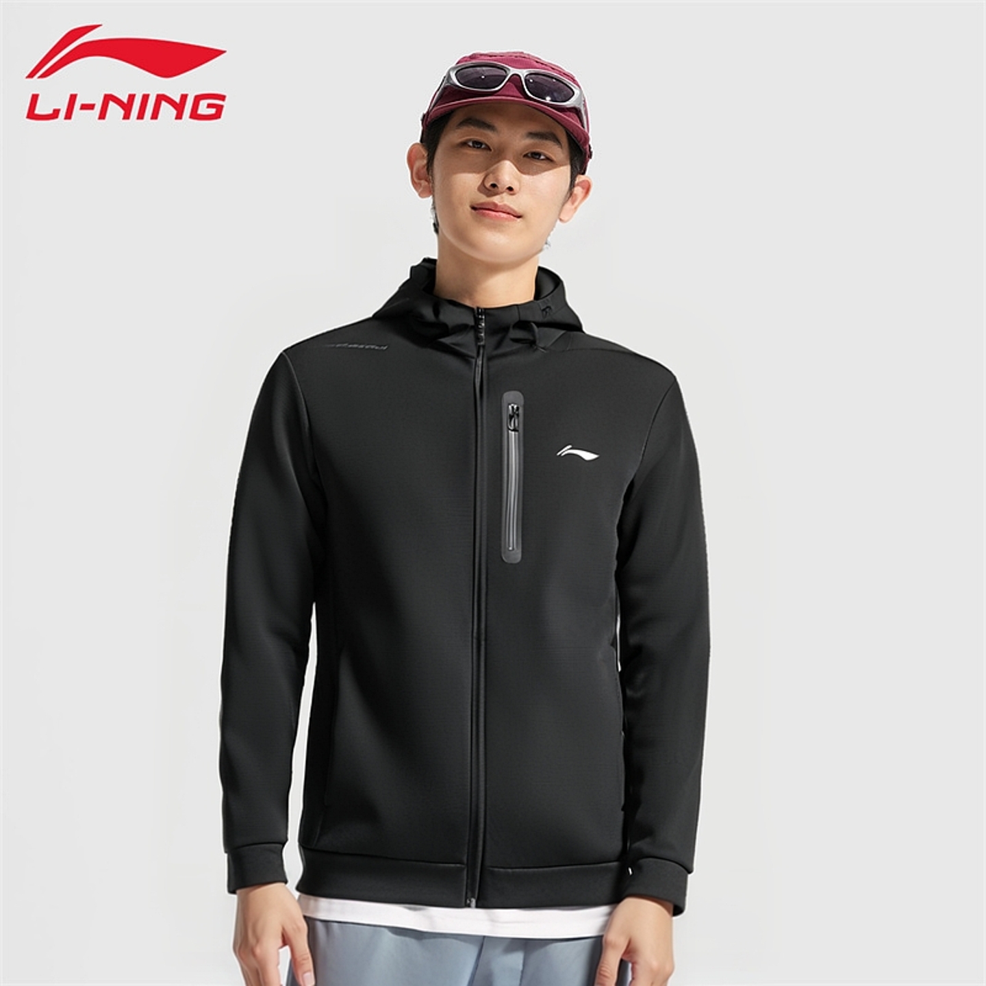 李宁卫衣男子春秋新款开衫