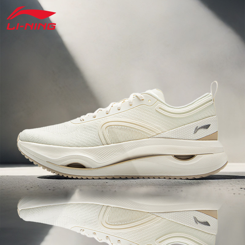 李宁惊鸿跑步鞋女子百搭反光缓震耐磨舒适慢跑锻炼休闲鞋ARHV002