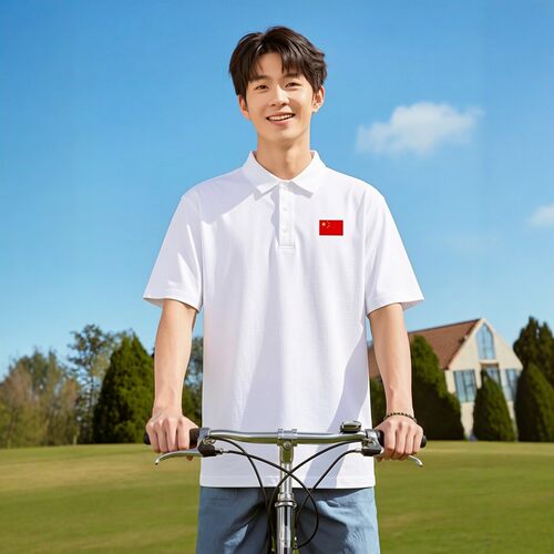 李宁红旗POLO衫男子夏季国旗至臻荣耀系列时尚运动短袖女APLW071