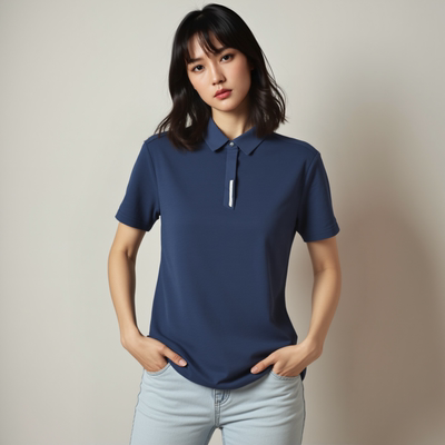 【速干】李宁女子短袖POLO衫夏季凉感排湿透气休闲运动T恤APLU200