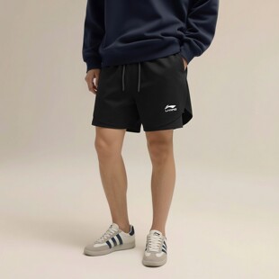 跑步健身比赛训练紧身裤 新款 AKST863 男子夏季 李宁二合一运动短裤