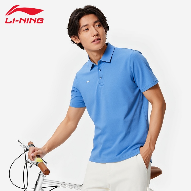 李宁polo衫男士夏季新款商务休闲